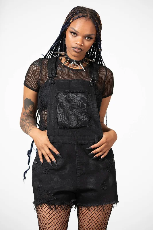 Foreteller Patch Denim Overalls