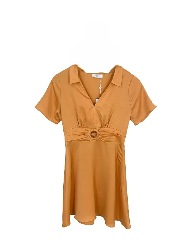 Jess Mini Dress In Apricot