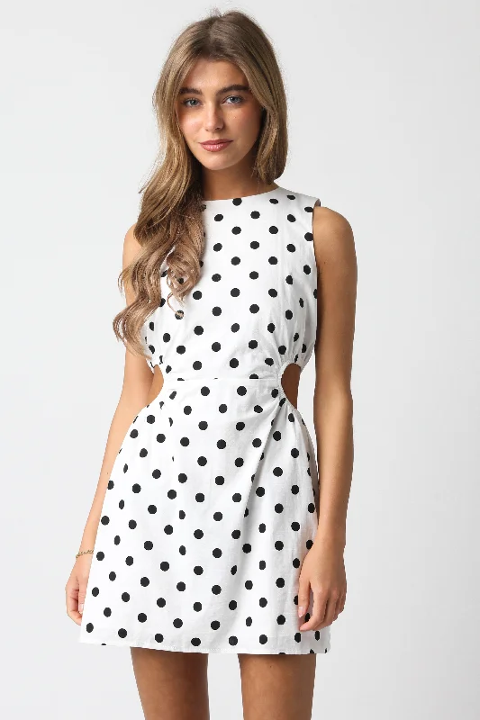 Polka Dot Mini Dress