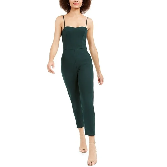 French Connection Women's Whisper Tapered Leg Jumpsuit Green Size 12