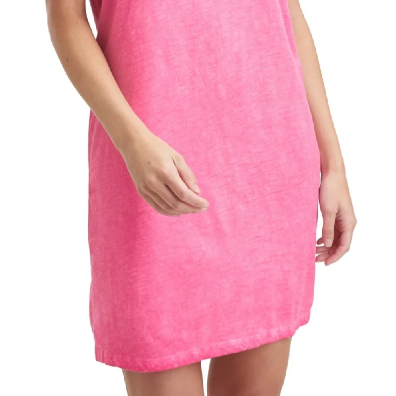 Splendid Women's Cove Cotton Dress Pink Size X-Large