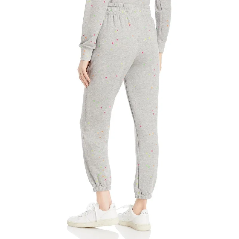 Sundry Women's Paint Splash Sweatpants Gray Size 1