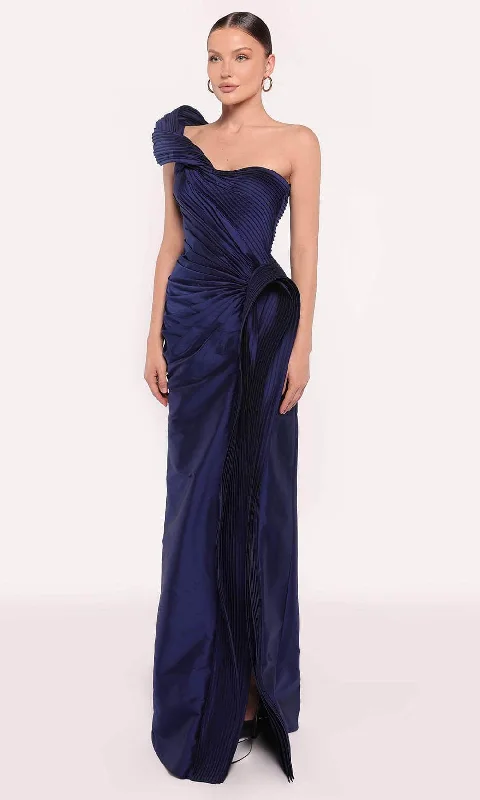 Tarik Ediz 98723 - Textured Sheath Evening Gown